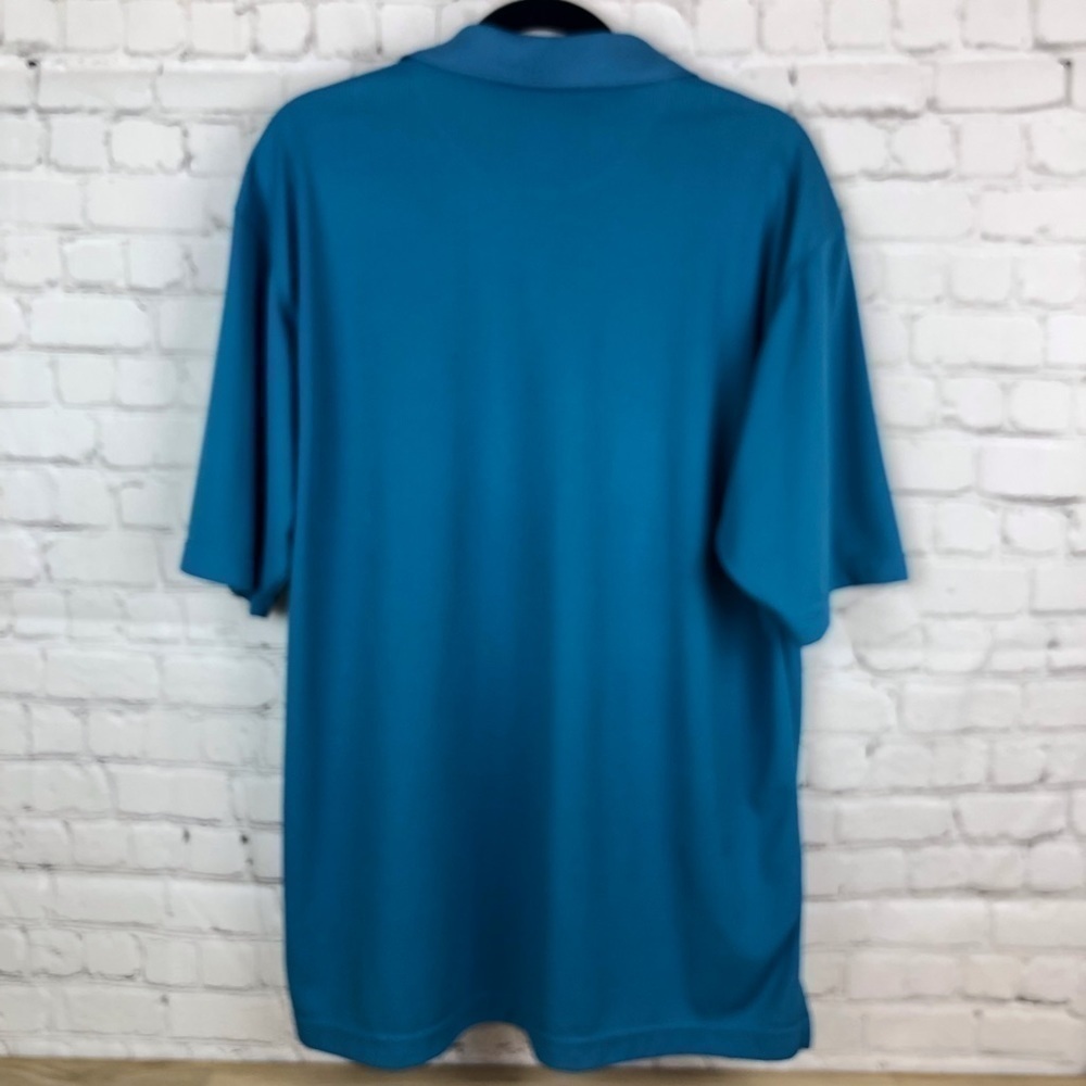 Dockers Golf Shirt Blue Short Sleeve Sz L - Picture 2 of 3